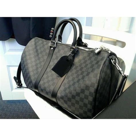 louis vuitton bag black and white|louis vuitton black checkered bag.